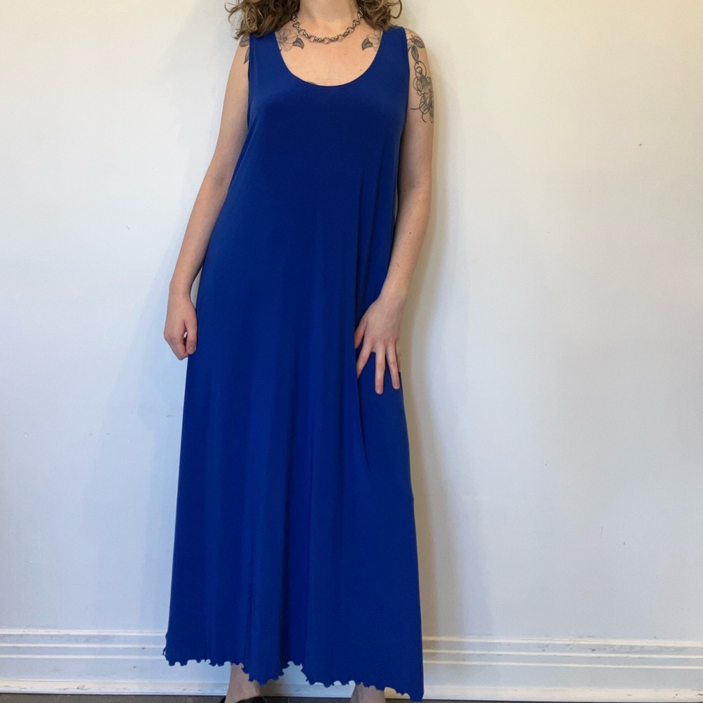 Sleeveless Royal Blue Maxi Dress - Effortless Everyday Style